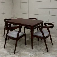 میز ناهارخوری الیزا ۴نفره چوب راش