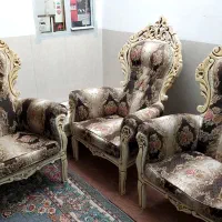 سرویس مبلمان 9 نفره سلطنتی بسیار تمیز|مبلمان خانگی و میز عسلی|مشهد, پورسینا|دیوار