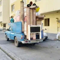 وانت تلفنی اتوبار حمل باراسباب منزل ماشین باکارگر