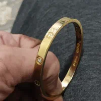 دستبند رنگ ثابت صددرصدمشابه طلا