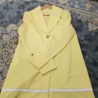 کت مجلسی زنانه سایز ۳۸/۴۰رنگ لیمویی