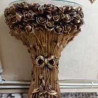 تابلو و کنسول  گل رز فانتزی و روشنایی فرشته