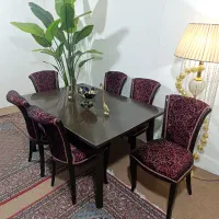 میز.صندلی ناهارخوری غذاخوری ۶نفره در حد نو