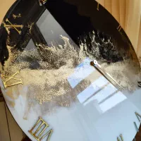 ساعت دیواری شیک رزینی