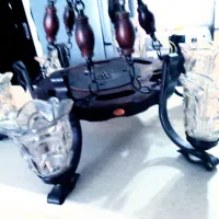 لوستر چوبی 6 شاخه