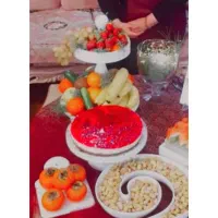 ظرف ۲ طبقه چوبی کار دست مناسب چیدمان شب یلدا و....
