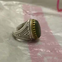 انگشتر 925نقره یشم