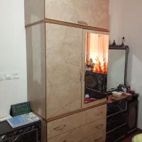 کمد و دراور وآینه کمد سه تیکه در حد نو|جاکفشی، کمد، دراور|رامند, |دیوار