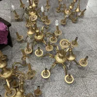 فروش و خریدار لوستر ابکاری طلا قدیمی|لوستر و چراغ آویز|تهران, سعادت‌آباد|دیوار