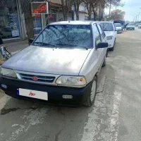 پراید نقره ای مدل ۸۶دوگانه سوز