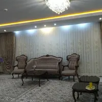 پرده پذیرایی  حریر گلبرجسته ترک و پنل مخمل ترک|پرده، رانر، رومیزی|تهران, سوهانک|دیوار