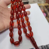 تسبیح اجزا خوش رنگ کهنه