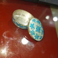 جعبه نقره کهنه عتیقه