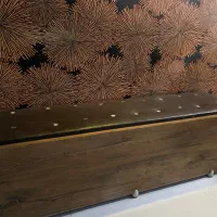 طاقچه ام دی اف و نیمکت
