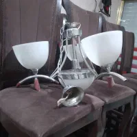 لوسترپنج شاخه|لوستر و چراغ آویز|مشکیندشت, |دیوار