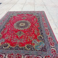 دو عدد فرش|فرش|آبیک, |دیوار