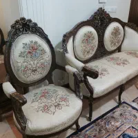 مبلمان کلاسیک طرح فرحی بهمراه میز نهار خوری 8نفره|مبلمان خانگی و میز عسلی|تهران, تهرانپارس جنوبی|دیوار