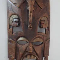 ماسک های چوبی قدیمی آنتیک