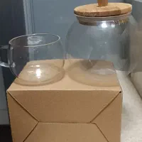 قندان واستکان پیرکس