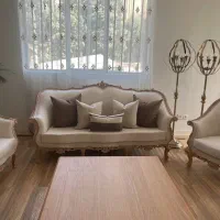 ست کامل مبلمان و ناهارخوری بسیار زیبا و درجه ۱