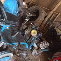 دروگر گندم چین به همراه علف چین