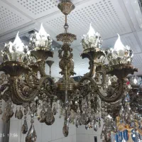 لوستر گلناز ۱۰شعله|لوستر و چراغ آویز|یزد, |دیوار