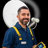 نصب آنتن و نصاب حرفه ای گیرنده صدرا گلستان