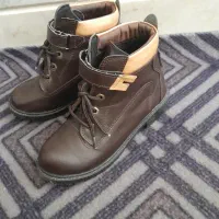 پوتین پسرانه چرم|کیف، کفش، کمربند|شیروان (خراسان), |دیوار