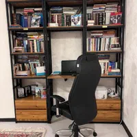 کد ۱۵۵/قفسه کتابخانه/میز تحریر بستی(رگال)|کتابخانه، شلف، قفسه‌های دیواری|ارومیه, |دیوار