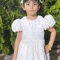 پیراهن عروسکی سفید برند السا گالری|کفش و لباس بچه|ری, فیروزآبادی|دیوار