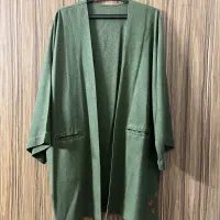 مانتوی فری سایز گلدوزی شده با دست نو