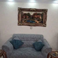 تابلو فرش منظره زندگی و پر از آرامش