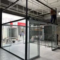 درب اتوماتیک شیشه ای (ضمانت سه ساله)