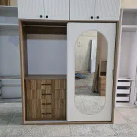 کمد لباس درب ریلی ممبران مدل هلالی (پازلی سفارشی)|جاکفشی، کمد، دراور|تهران, یافتآباد|دیوار