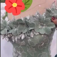 گلهای پارچه ای برای دیزاین لباس مجلسی|لباس|میاندوآب, |دیوار