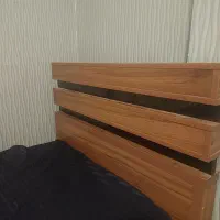 دوعدد تخت خواب چوبی|تخت و سرویس خواب|تهران, اختیاریه|دیوار