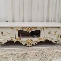 میز تلویزیون تمام راش کاملا سالم