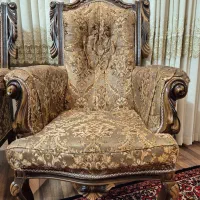 فروش مبل سلطنتی لوکس ۸ نفره در حد نو