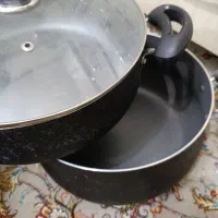 ماهیتابه گریل،روحی،تفلون،زودپز،پایه قابلمه‌۵طبقه|ظروف پخت‌وپز|قم, کیوانفر|دیوار