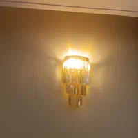 لوستر طلایی|لوستر و چراغ آویز|تهران, ونک|دیوار
