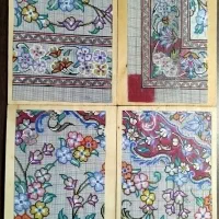 دار قالی همراه با نخ و متعلقات