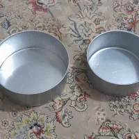 دو عدد قالب کیک گالوانیزه