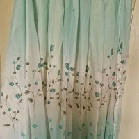 پرده سبز آبی