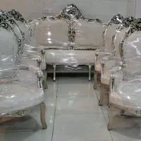 مبل بژ مبلمان 9 نفره مسی جهزیه