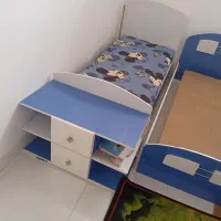 سرویس خواب میزدار باتشک فنری اسپرت  پسرانه