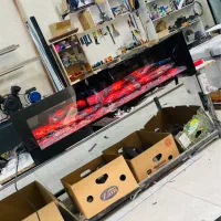 شومینه برقی برای زیرتلوزیون مدل es243|بخاری، هیتر، شومینه|گنبد کاووس, |دیوار