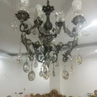 لوستر برنجی و دیوار کوب|لوستر و چراغ آویز|پاکدشت, پاکدشت (مامازند)|دیوار