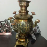 سماور ذغالی دو لیطرو نیم