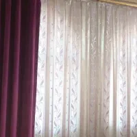 پرده حریر و دکور