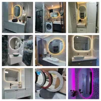 اینه بک لایت|آینه|بوکان, |دیوار